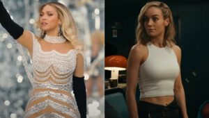 After Brie Larson Partied It Up At Taylor Swift’s Eras Tour, She Rocked A Sheer Lace Mini-Dress And Had Her ‘Dreams Come True’ At Beyoncé’s Concert