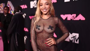 A Fan Asked The Most Important Question After Tinashe Wore Nothing But A Sheer Dress And Some Tape To This Year’s VMAs