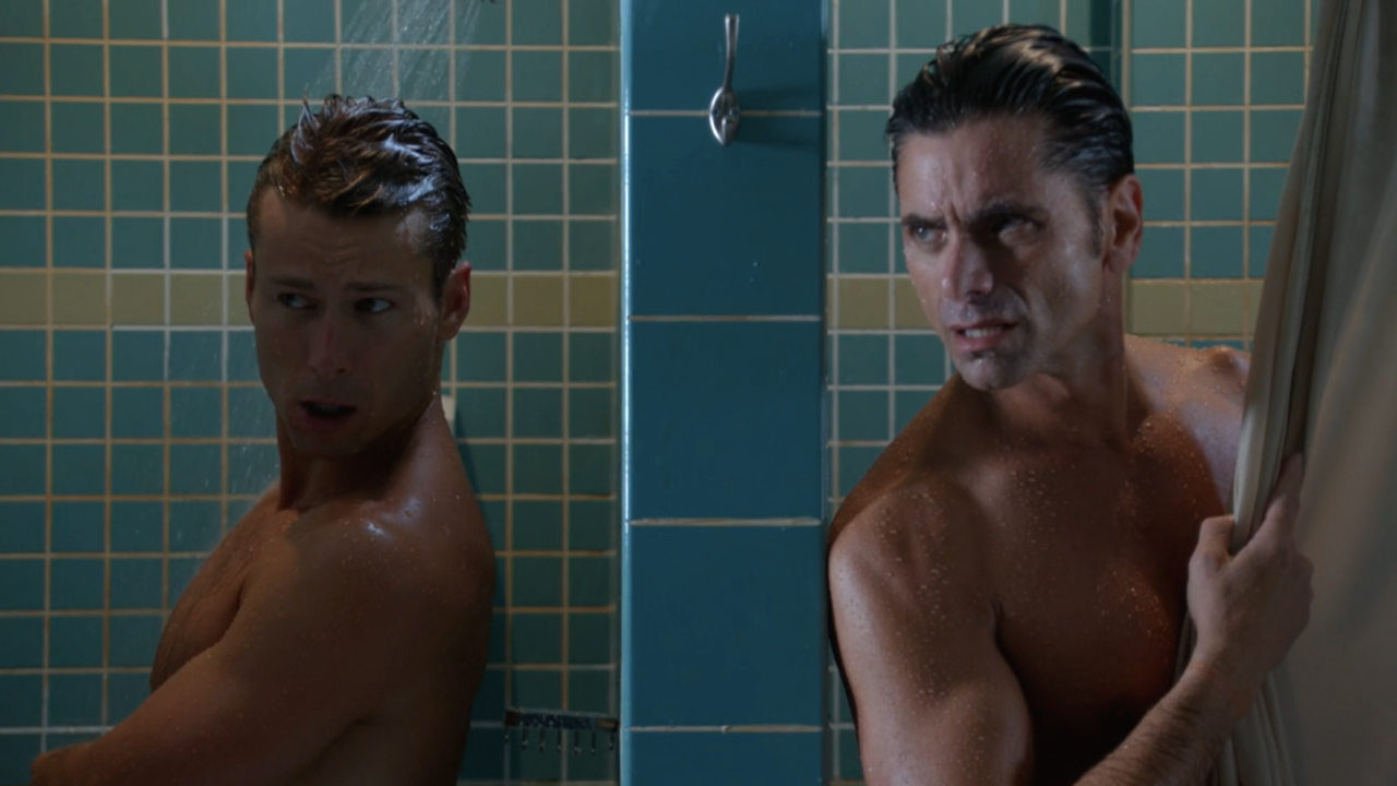 Recent Top Gun: Maverick Viewer John Stamos Has A Lot Of Feelings About The Shower Scene He Shot With Glen Powell: 'Whoops'