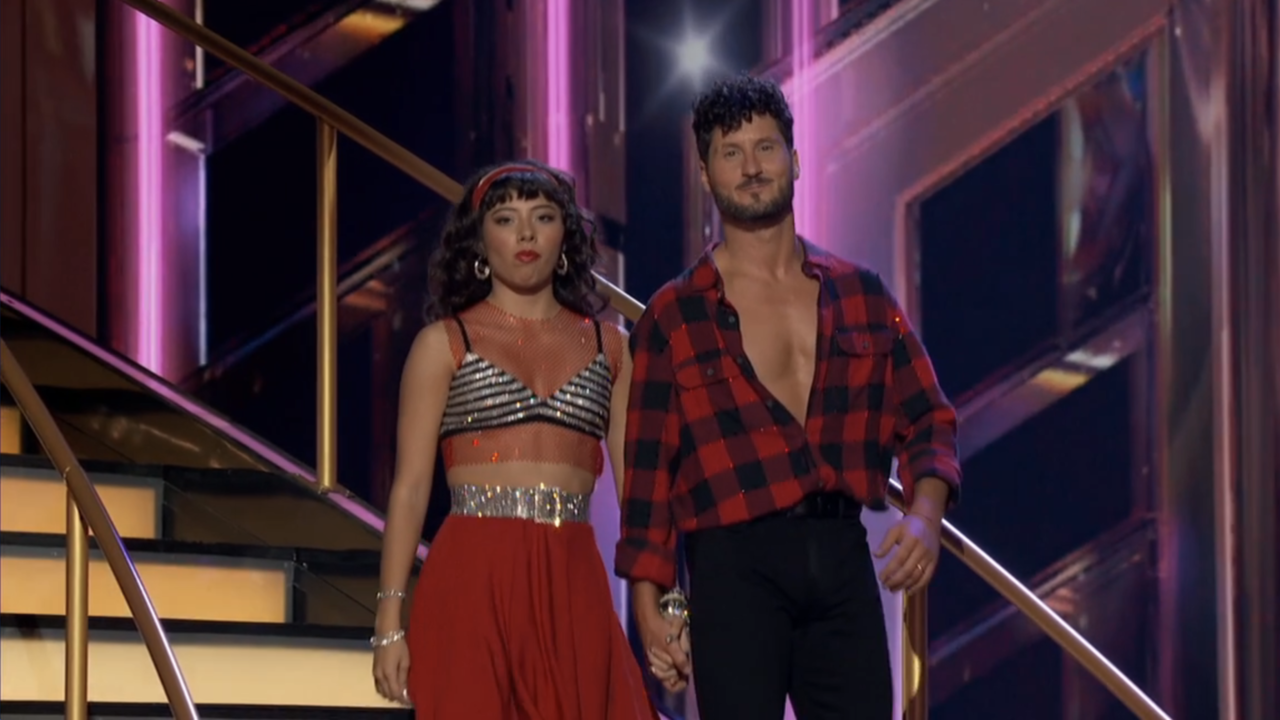 After Marvel's Xochitl Gomez Faced A Fear On DWTS, She Rocked A Gwen Stefani Look For Sizzling Salsa