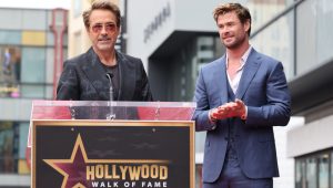 Robert Downey Jr. Called Up The Avengers To Help Roast Chris Hemsworth During His Hollywood Walk Of Fame Ceremony