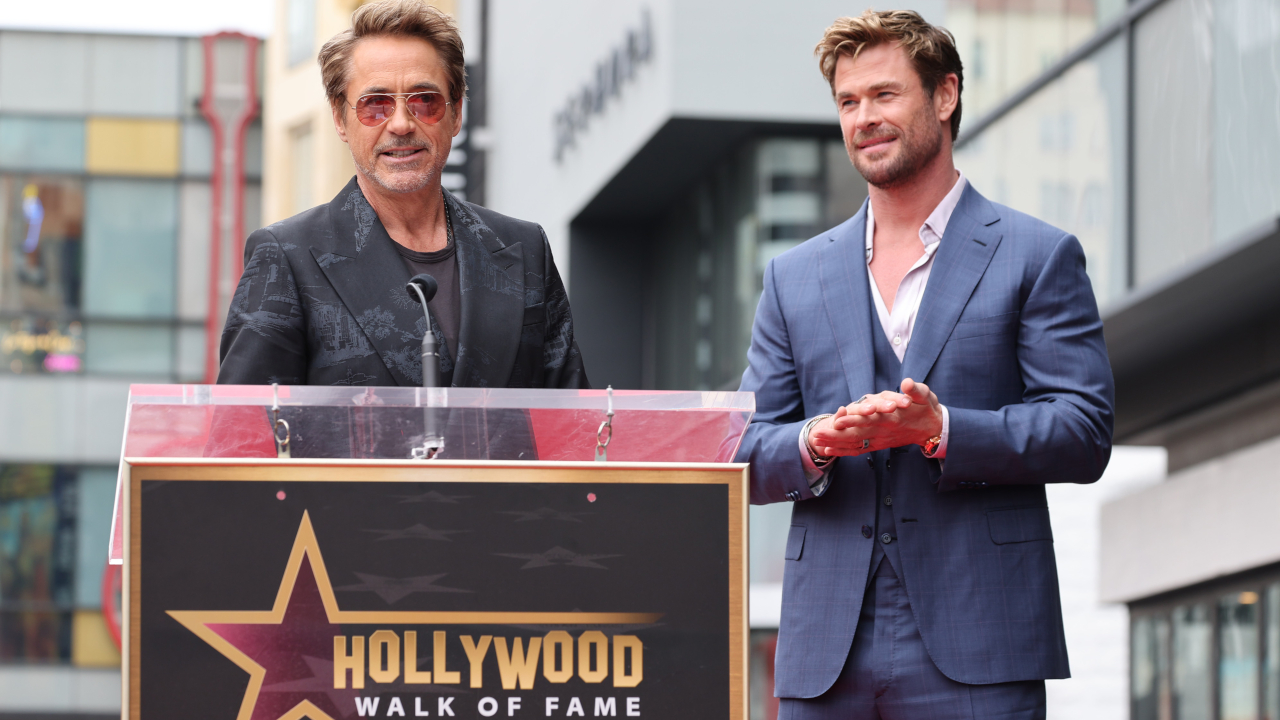 Robert Downey Jr. Called Up The Avengers To Help Roast Chris Hemsworth During His Hollywood Walk Of Fame Ceremony