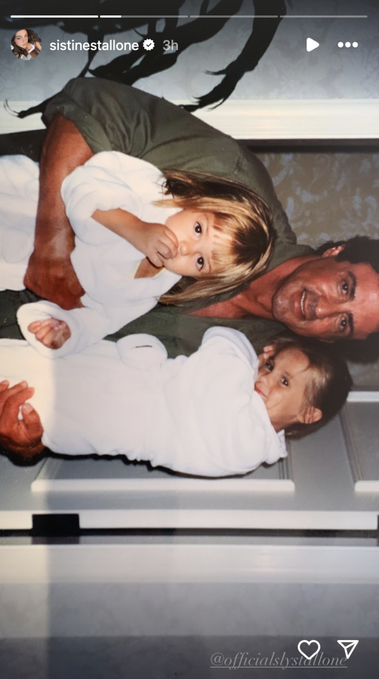 Sylvester Stallone’s Daughters Paid Tribute To Him On Father’s Day With Sweet Throwback Photos