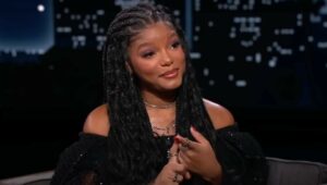 I’m Loving Sleek Leather On Celebs, And Halle Bailey’s Dress Was So Shiny It Actually Looked Wet