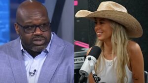 After ‘Hawk Tuah’ Girl Showed Up At Zach Bryan’s Concert, She Spent Some Time Spitting Around Shaq
